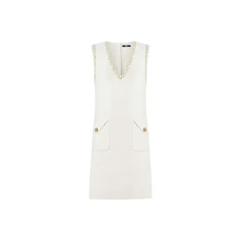 KARL LAGERFELD FW24 Sleeveless Dress Women's White