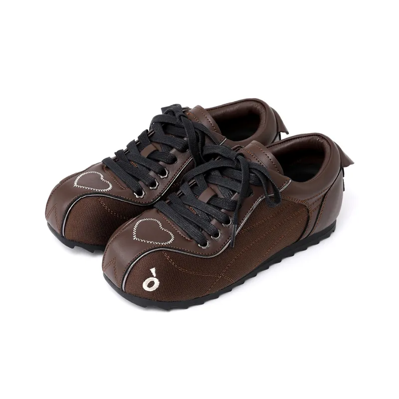 SOAP OPERA Slip Resistant Height Increasing Low Top Casual Shoes Unisex Brown-3
