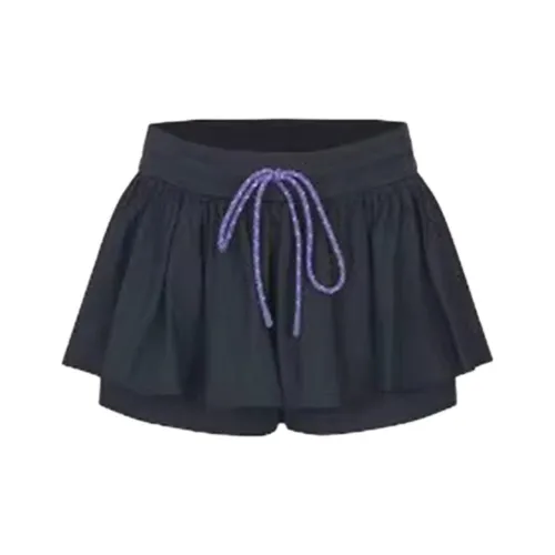 URBAN REVIVO Casual Bardot shorts Women's Ink Blue