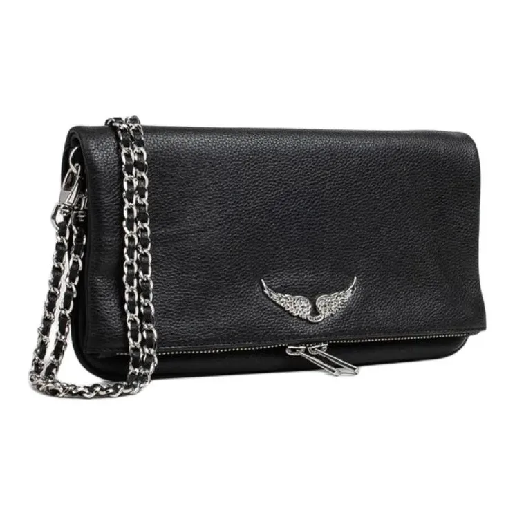 Zadig & Voltaire Rock Logo plaque Shoulder Bag-1