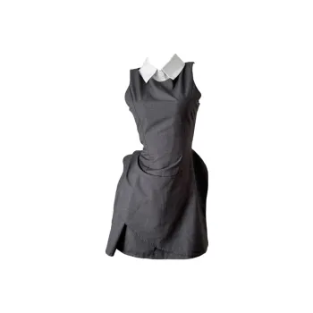 PLANE DRIFT Sleeveless Dress Women's London Fog Gray