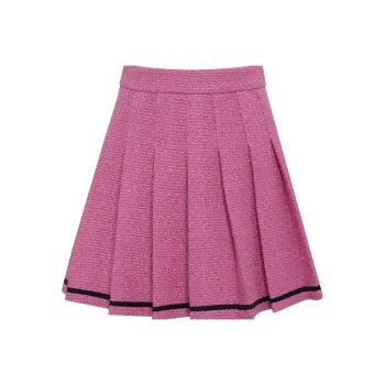 TAMMY TANGS Casual Short Skirts Women's Pink