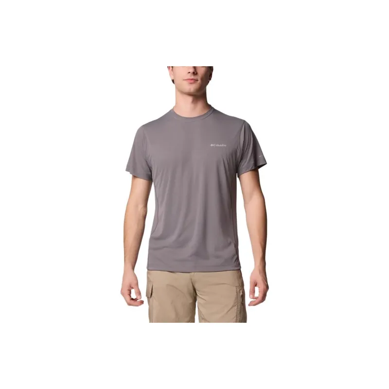 Columbia T Shirt Men's Smoke Gray-0