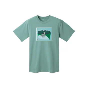MONTBELL T Shirt Unisex Light Blue Green