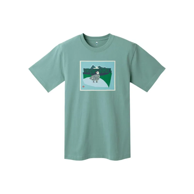 MONTBELL T Shirt Unisex Light Blue Green-0
