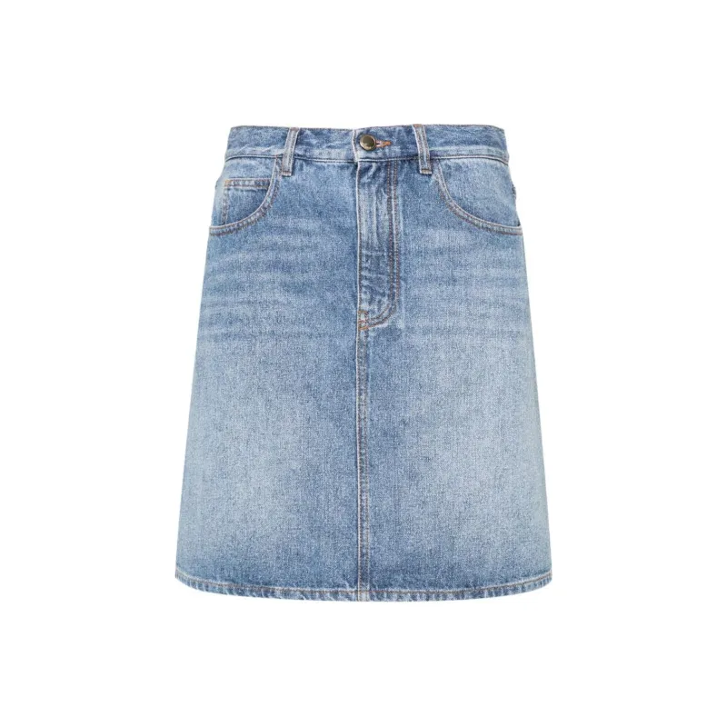Chloé Denim Mini Skirt-0