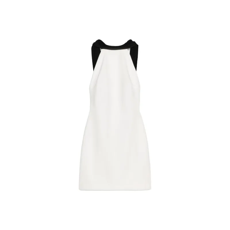 ZARA Sleeveless Dress Women's White-0