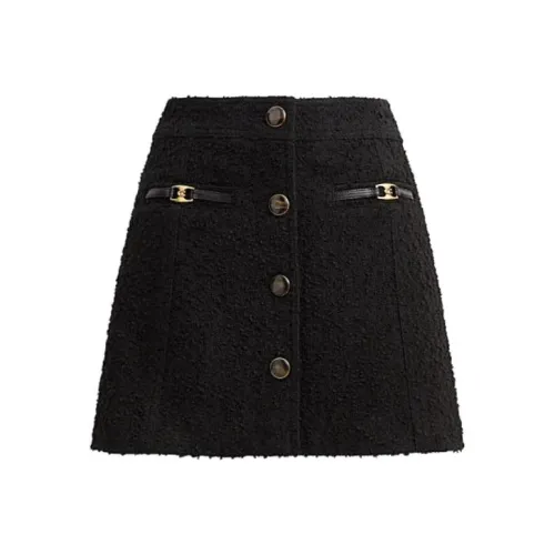 COACH Casual Short Skirts Women's Black