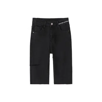 MITUAN Denim Shorts Women's Black