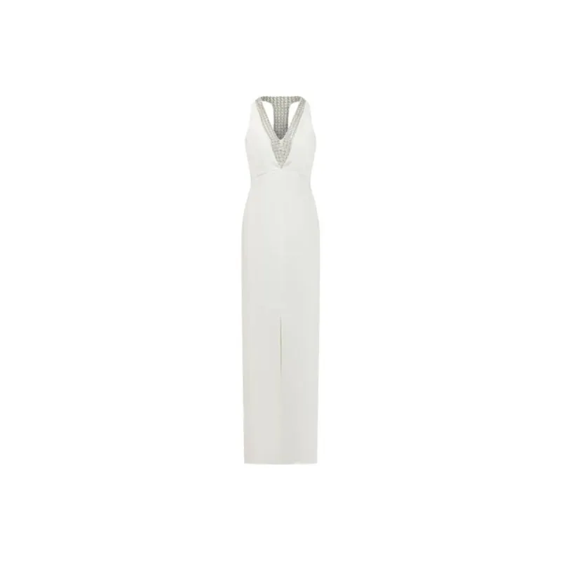 MaxMara Sleeveless Dress Women's White-0