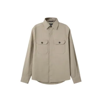 Ermenegildo Zegna Long Sleeved Poplin Shirt