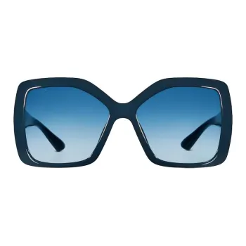 GUCCI Injection Molded Enamel Butterfly Sunglasses Women's Blue