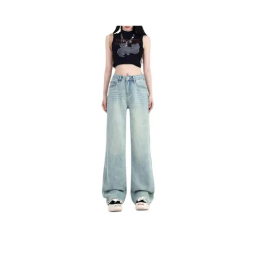 YINLEI Jeans Women's Glacier Blue