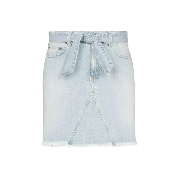 Givenchy Denim Short Skirts Women's Blue-0