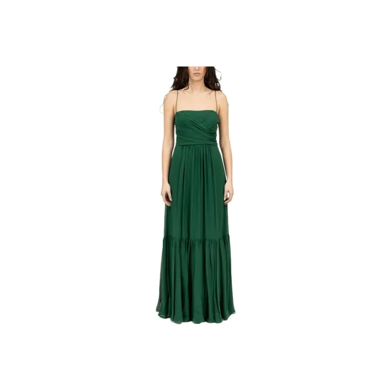 MaxMara Studio Slip Dress Women's Green-0