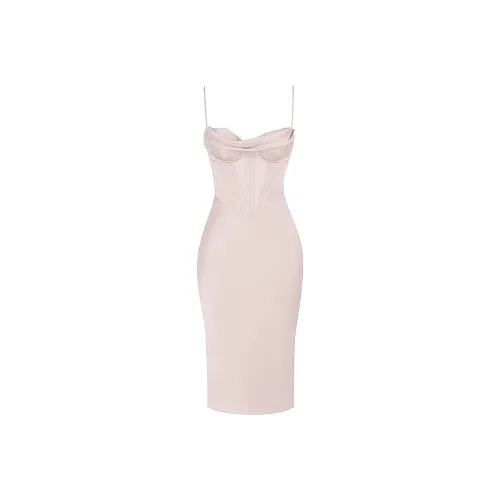HOUSE OF CB Myrna Slip Dress Women's CRYSTAL/Crystal
