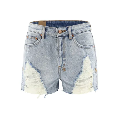 Ksubi High waisted Distressed Denim Shorts