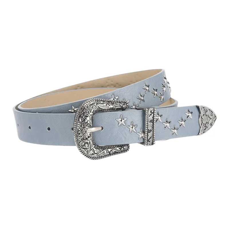 JEANSWEST PU Leather Belts Women's Width 2.8cm-2