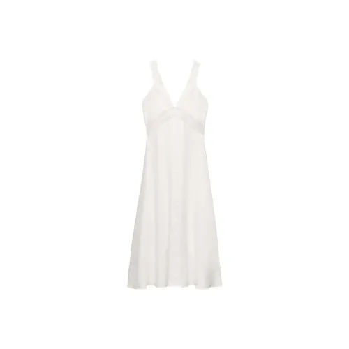 ZARA ZW Series Slip Dress Women's White