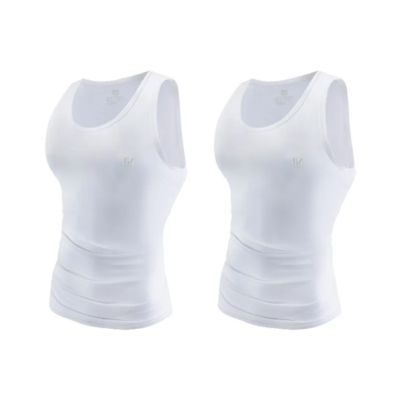 H YXIANG Men Tank Tops-7