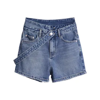 Ran and pure Denim Shorts Women's Blue