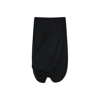 UOOYAA Casual Long Skirts Women's Black