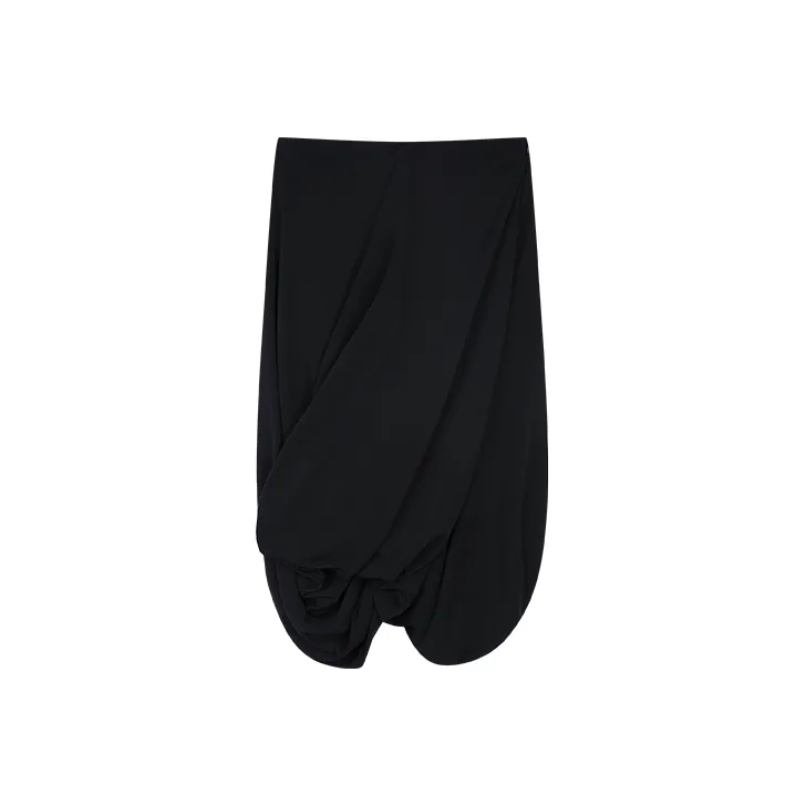 UOOYAA Casual Long Skirts Women's Black-0