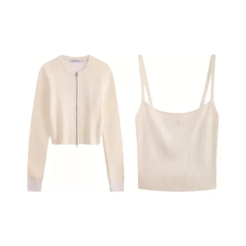 CALVIN KLEIN Casual Suit Women's Moon White