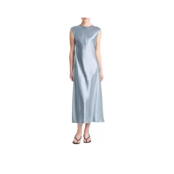 VINCE Satin Cap sleeve Dress