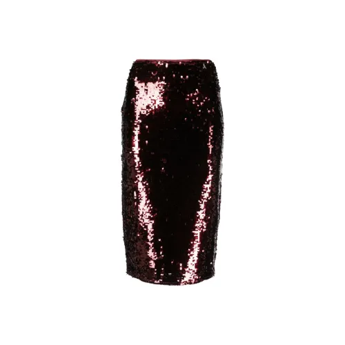 Elisabetta Franchi Sequined Fringed Maxi Skirt