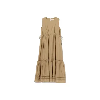 Beams Sleeveless Dress Women's Beige