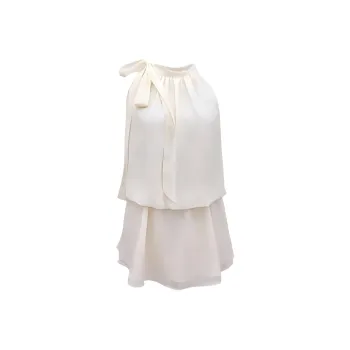 PLAY BUSH Sleeveless Dress Women's Apricot
