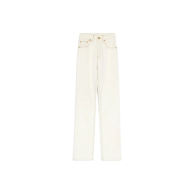 Jacquemus Le De Nîmes Droit 'Off White/Tabaccco'-0