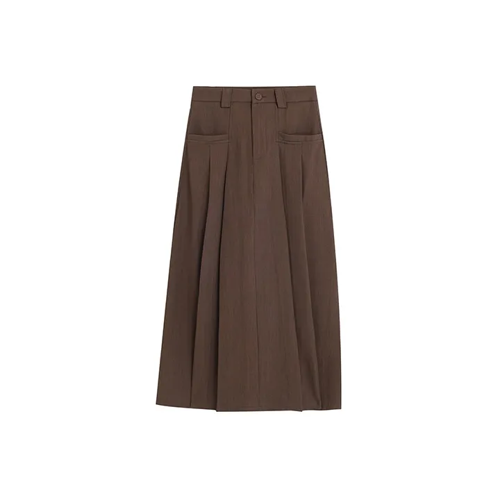 ZVJH Casual Long Skirts Women's-6