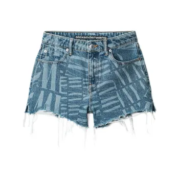 Alexander Wang Denim Shorts Women's Blue