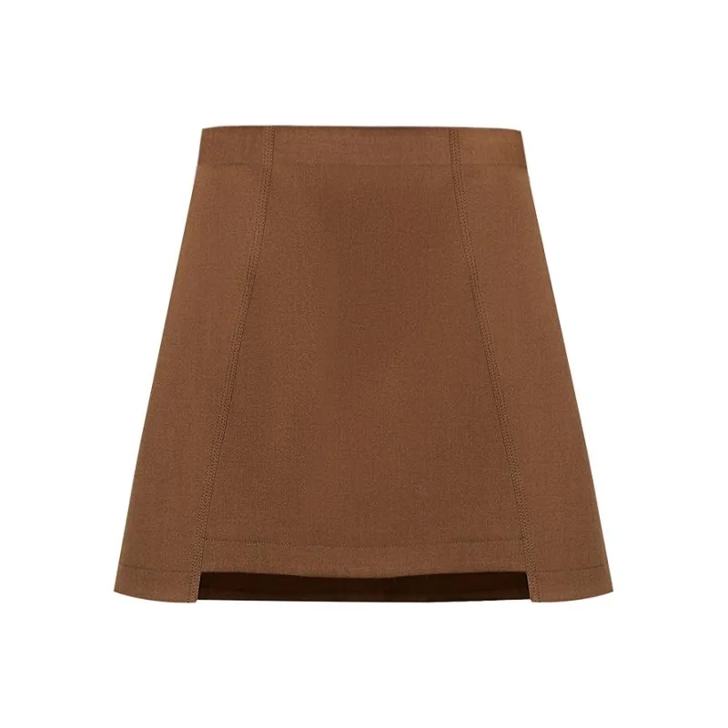 THE SEA LIFE Skirt Women's Coffee-0