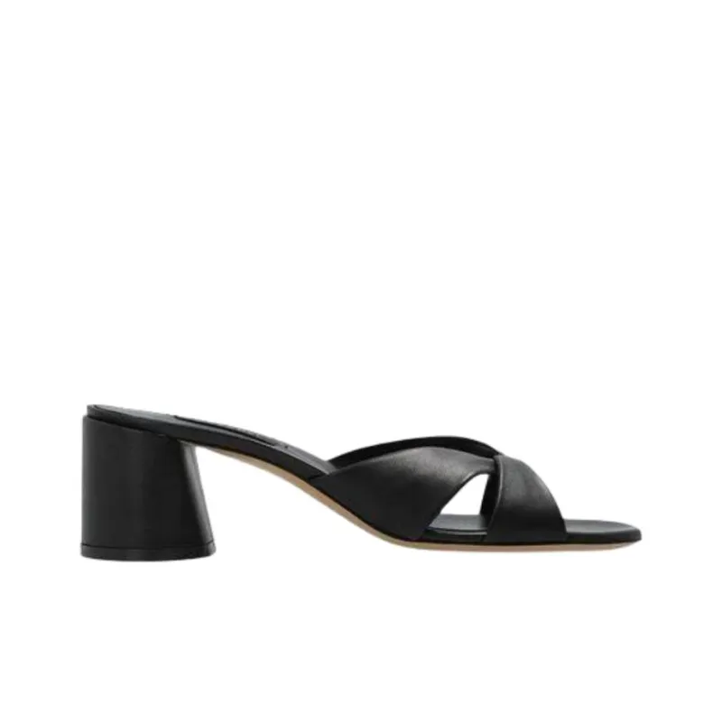 Casadei Slide Slippers Women's Black-1