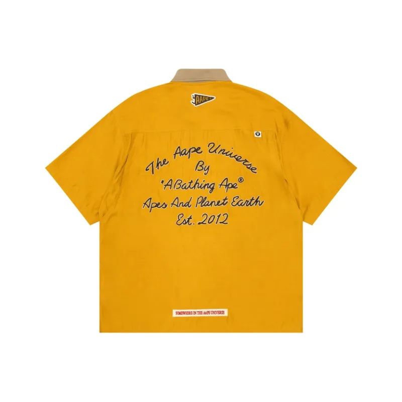Aape Logo appliqué Short sleeve Shirt-1