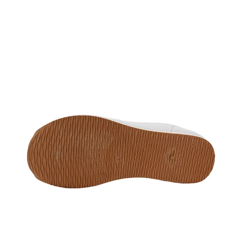 RENBEN Balanced, Lightweight, And Breathable Low Top Skateboard Shoes Women's White Gray-4