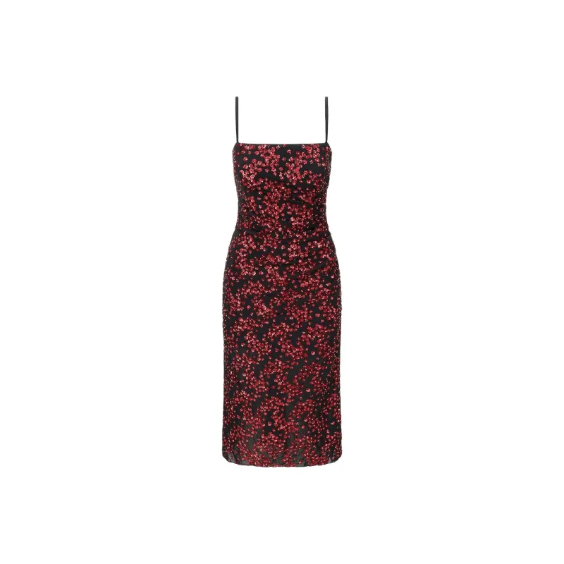 Staud Slip Dresses Women's Black-0