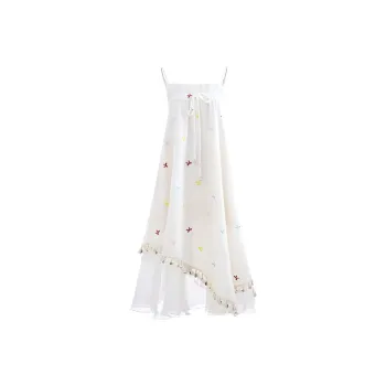 TENNE GIRL Slip Dress Women's White