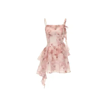 SECFLY OFFICIAL Slip Dress Women's Pink