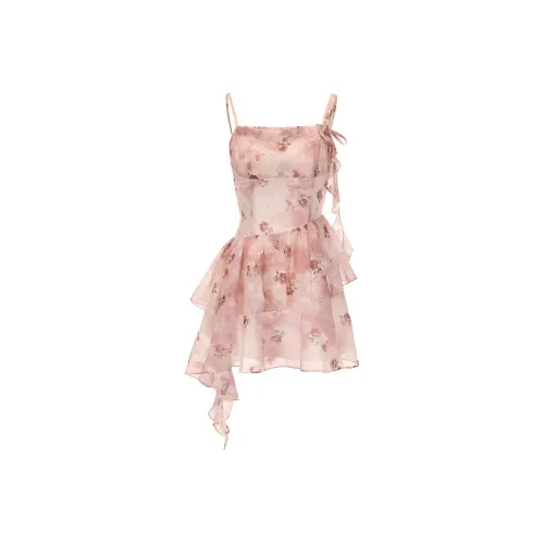 SECFLY OFFICIAL Slip Dress Women's Pink