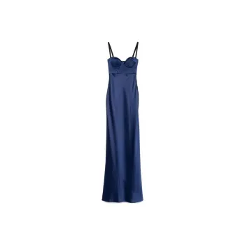 Anna October Matelassé Detailed Maxi Dress
