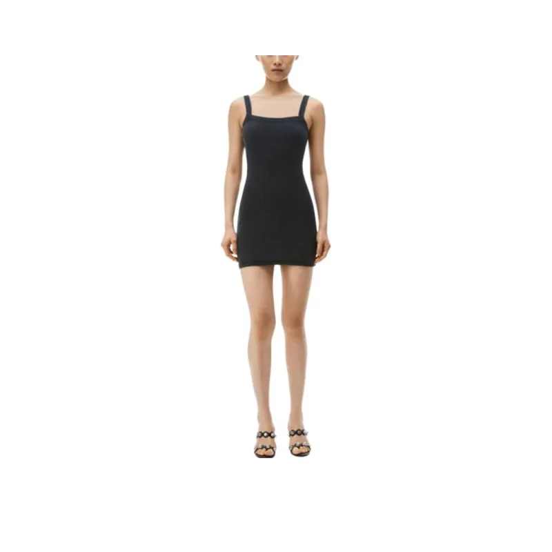 Alexander Wang Bodywear Series FW24 Slip Dress Women's Washed Black-0