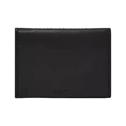 FOSSIL Leather Wallet Men's Black