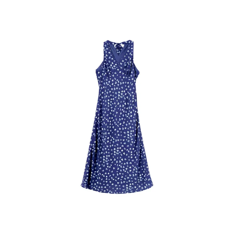 WESTLINK Sleeveless Dress Women's Vintage Blue-0