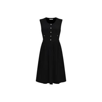 RARE Sleeveless Dress Women's Black