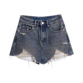 Ran and pure Denim Shorts Women's Vintage Blue