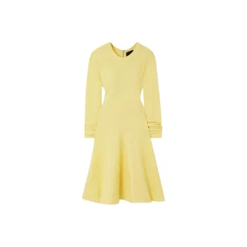 Givenchy Long Sleeved Dress Women's Yellow